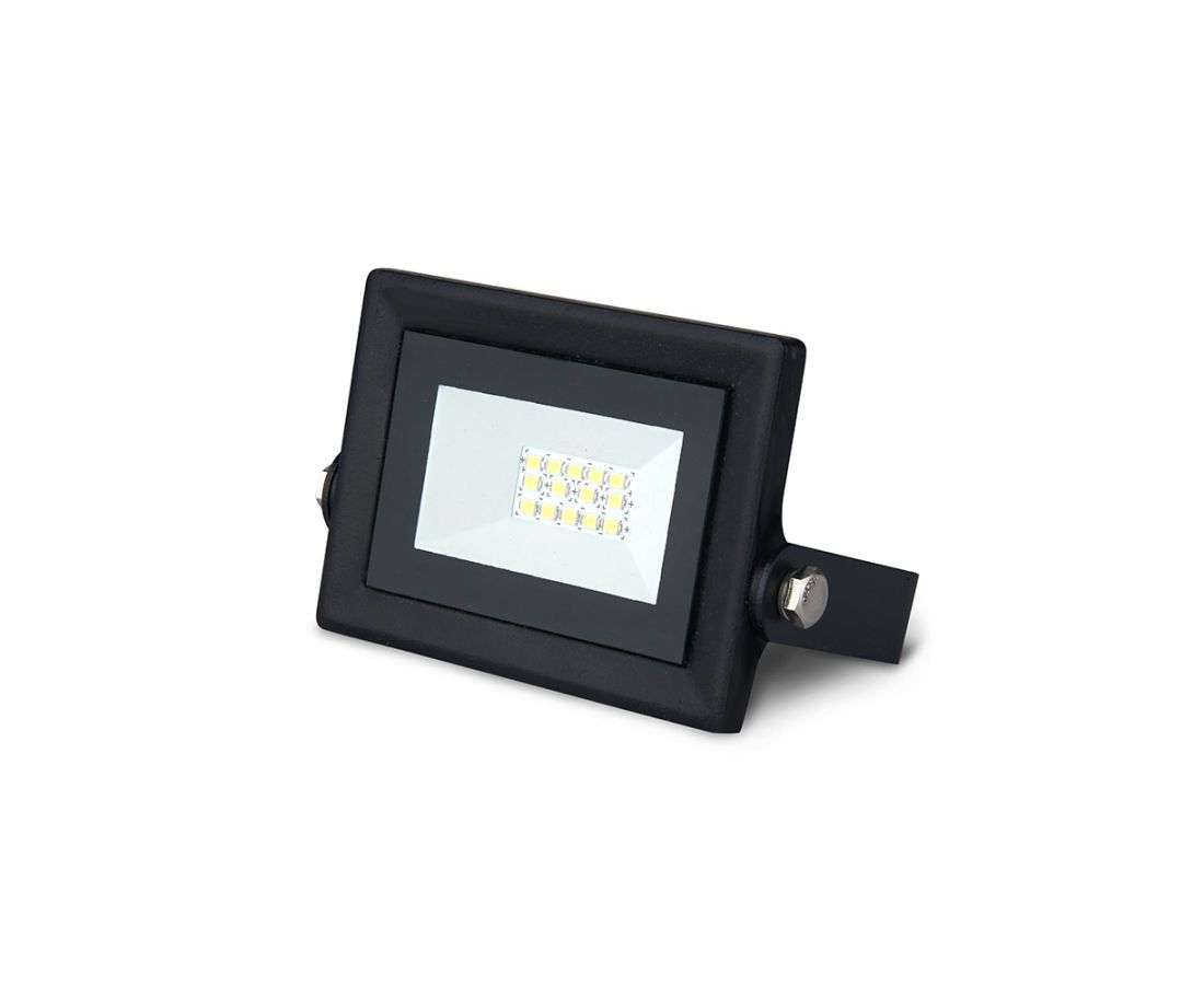 ლედ პროჟექტორი 10W IP65 6500K gauss Qplus შავი - 613511310 — პროჟექტორი